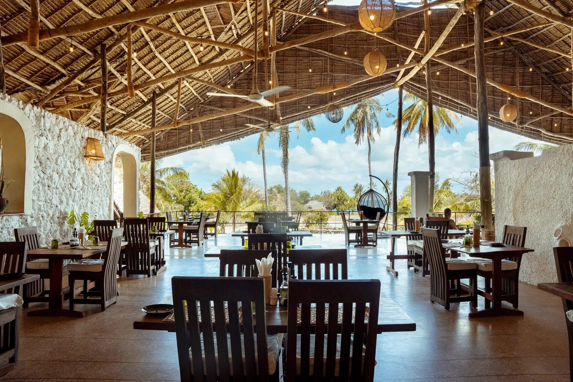 Restaurant at Basecamp Mafia Island Eco Resort in Tanzania