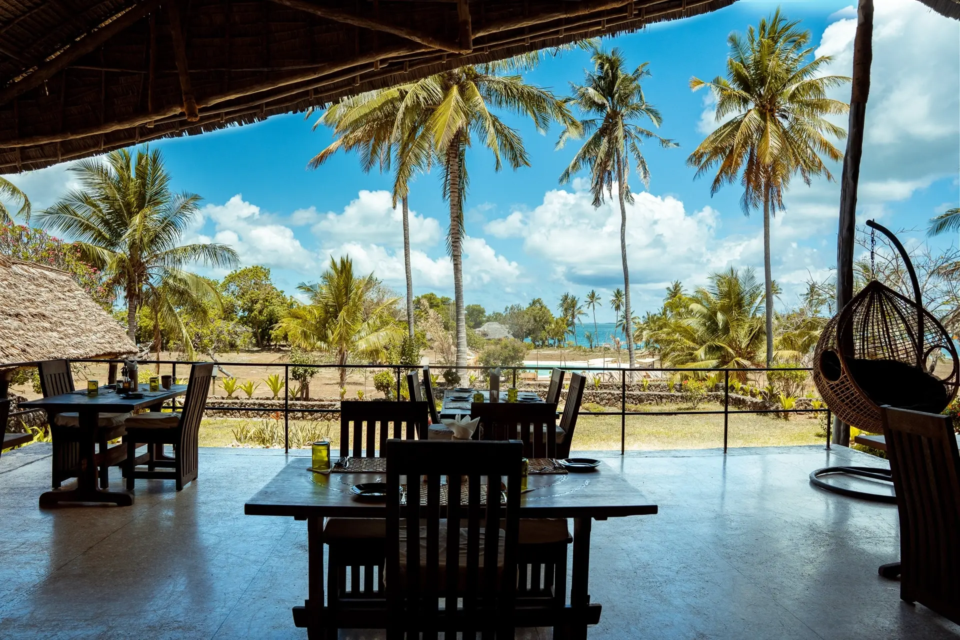 Restaurant at Basecamp Mafia Island Eco Resort in Tanzania