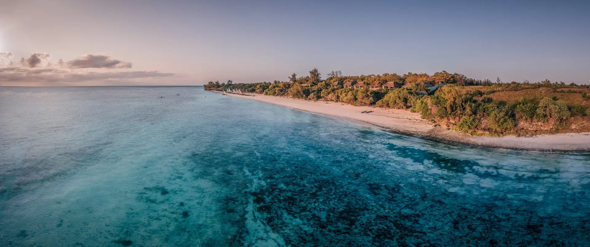 Panorama of The Manta Resort in Pemba, Tanzania