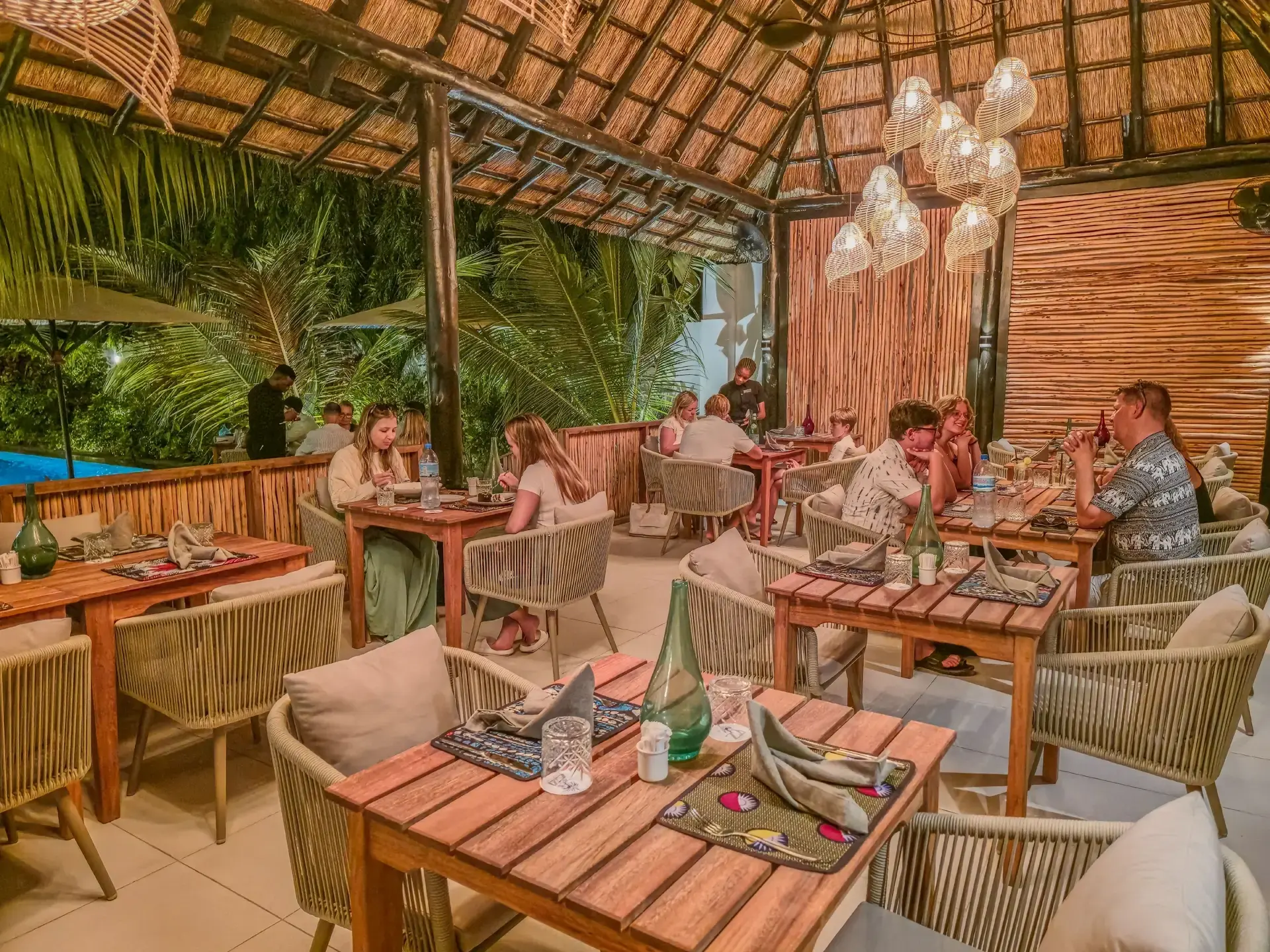 The Marigold Restaurant at the Z2 Hotel in Nungwi, Zanzibar