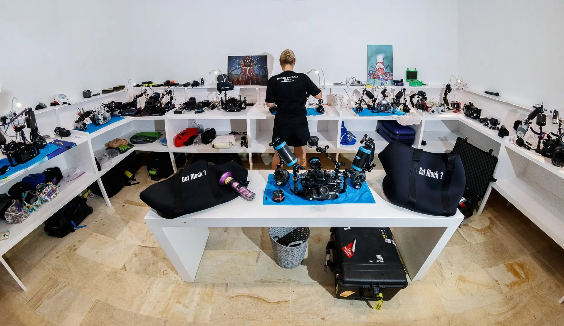 Camera room at Alam Batu in Bali, Indonesia