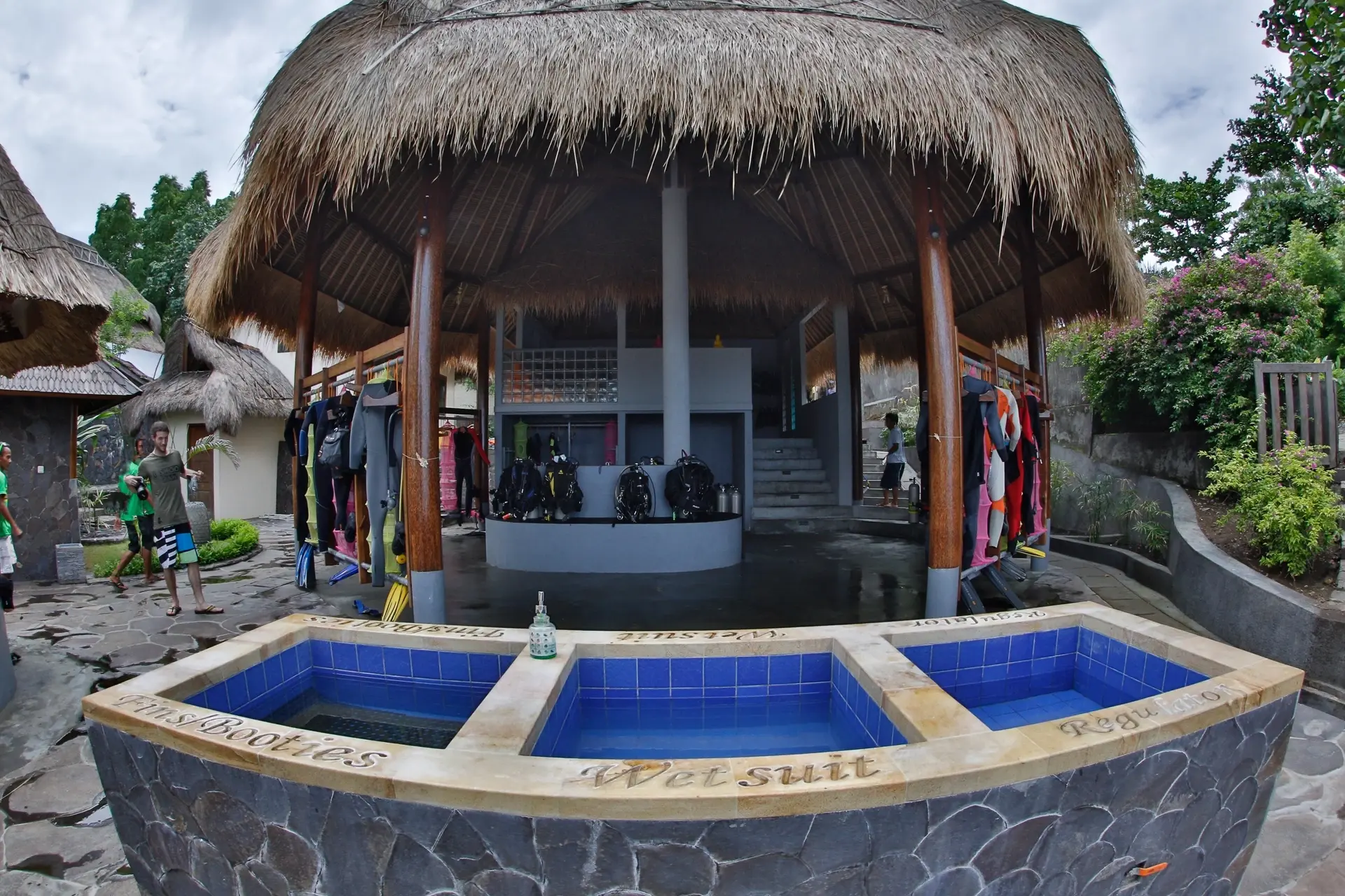 Dive centre at Alam Batu in Bali, Indonesia