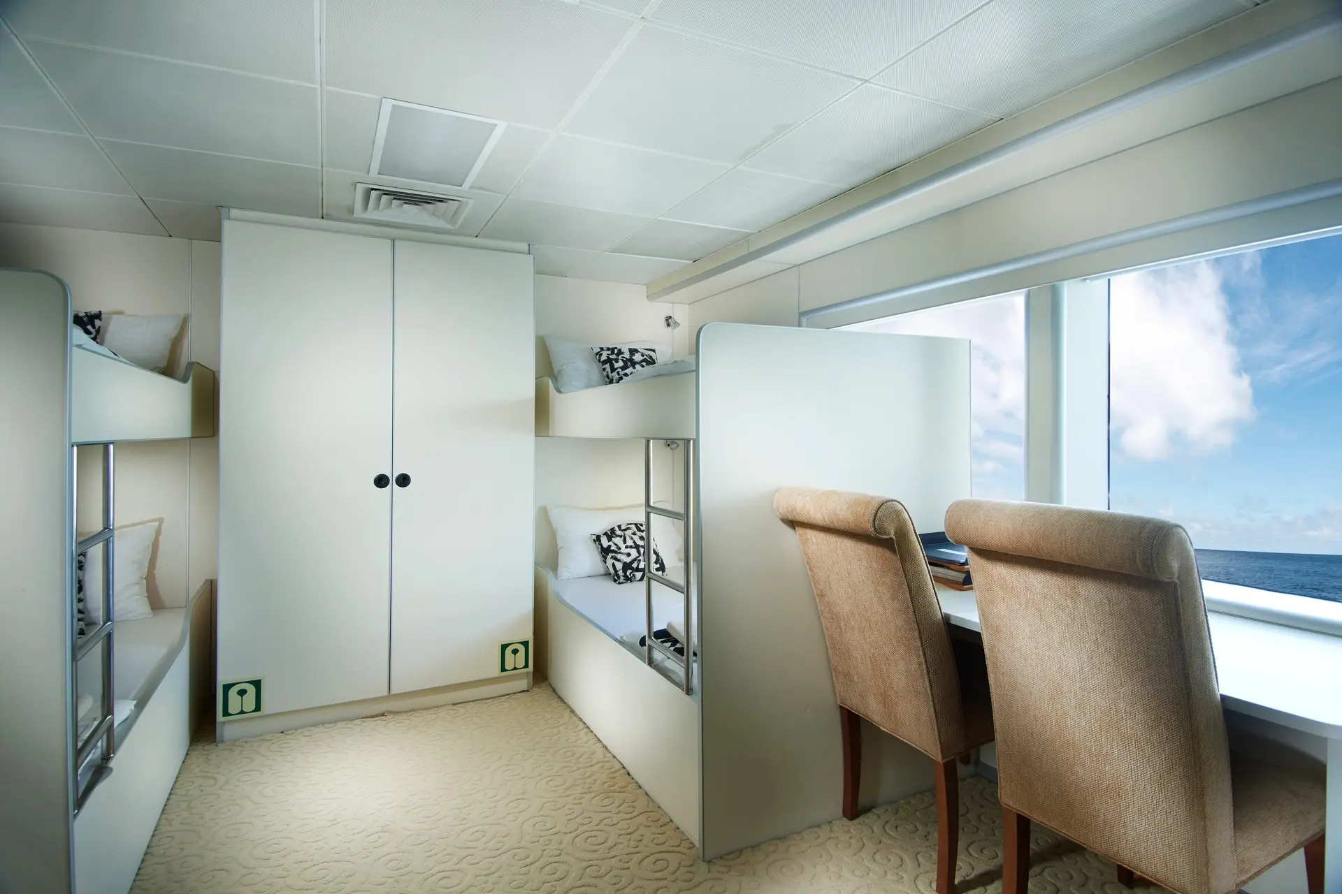 Quad cabin on board Solitude Adventurer liveaboard in Indonesia