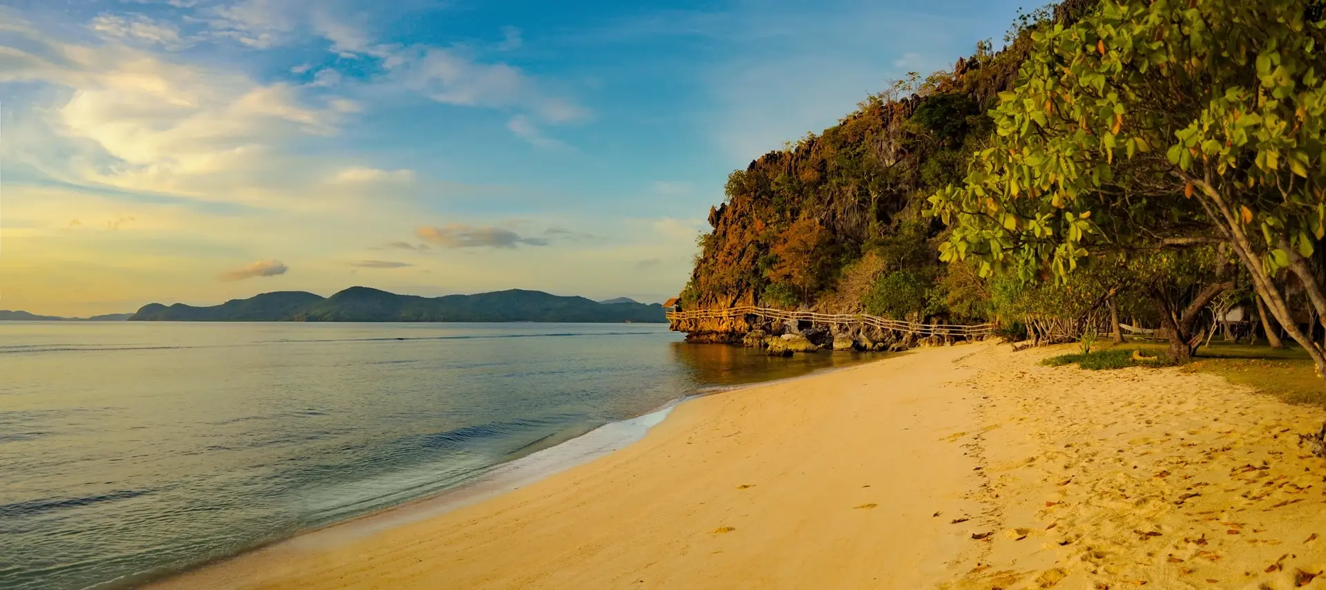 Sangat Island beach in Coron, the Philippines