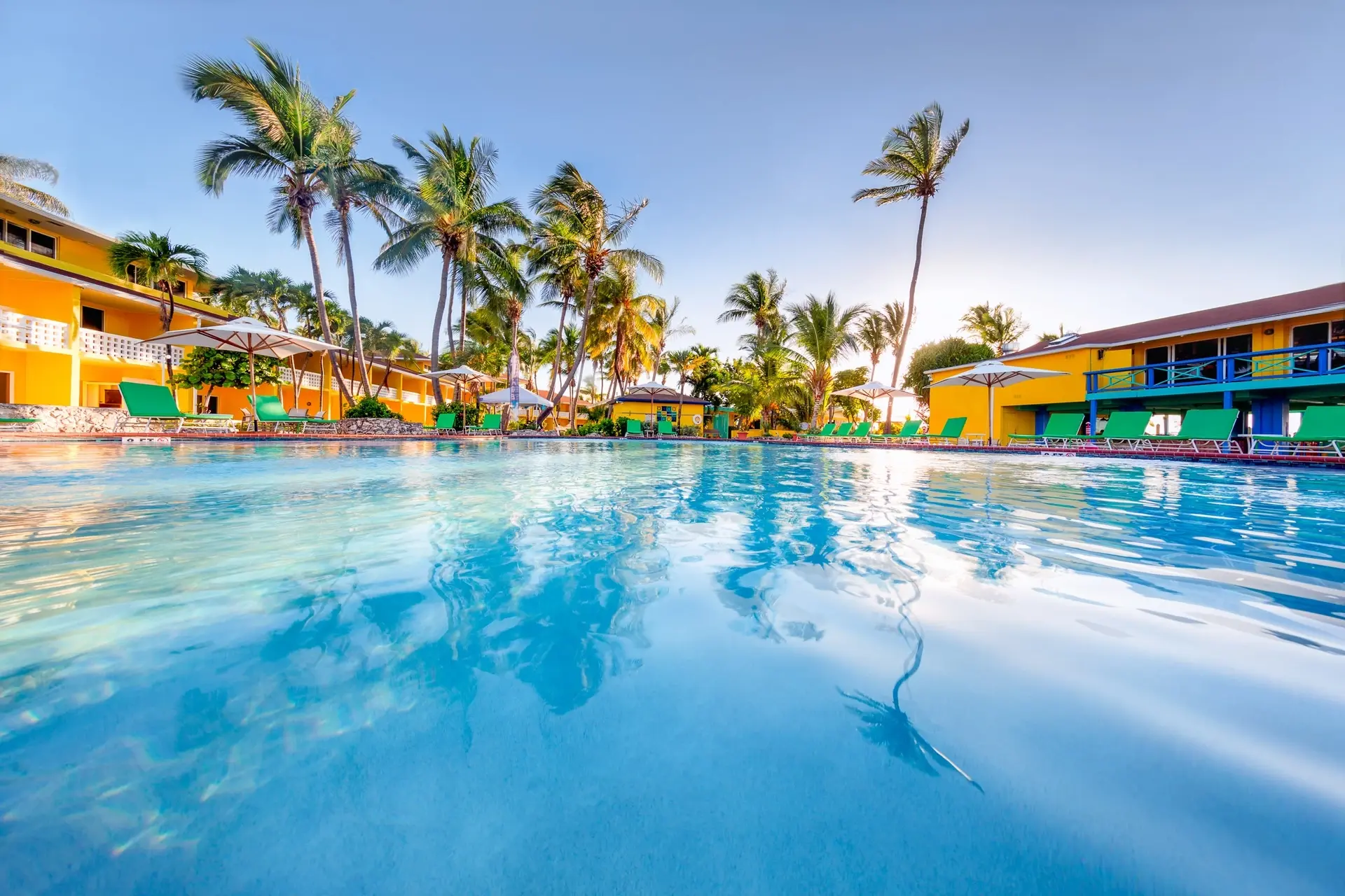 Swimming pool at Bimini Big Game Club in the Bahamas