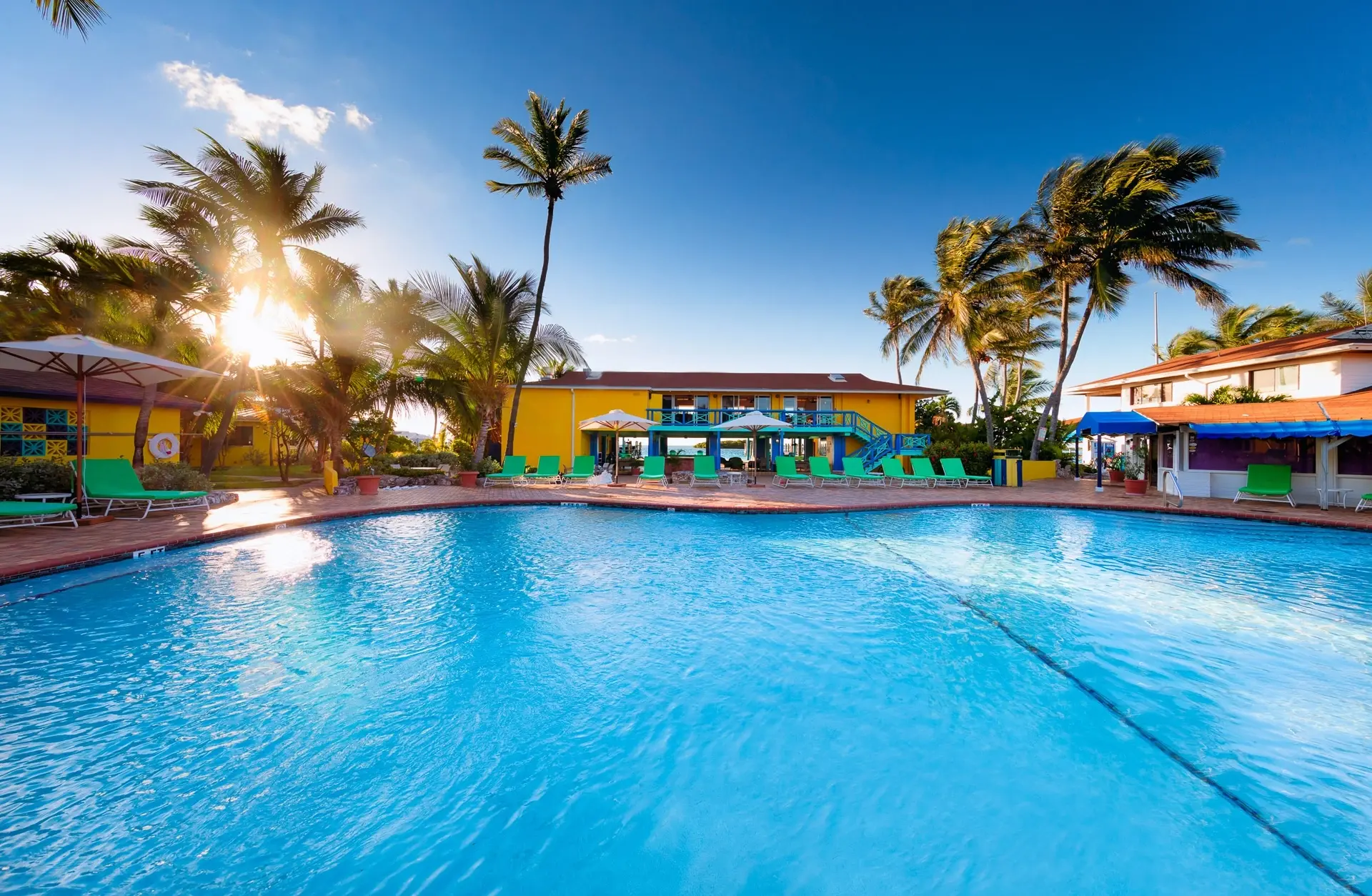 Swimming pool at Bimini Big Game Club in the Bahamas