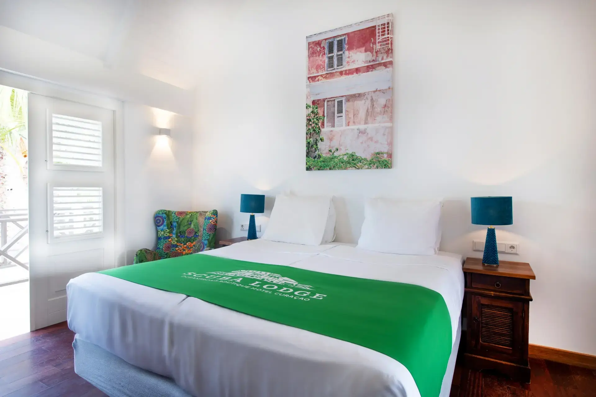 Deluxe Room at Scuba Lodge Boutique Hotel, Curacao.