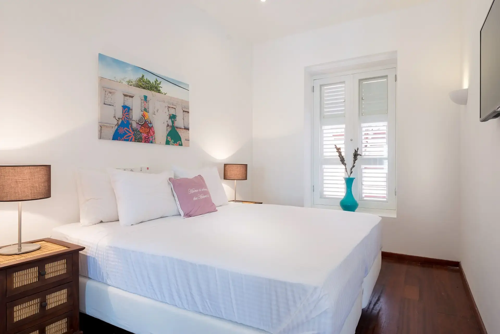 Standard Room at Scuba Lodge Boutique Hotel, Curacao.