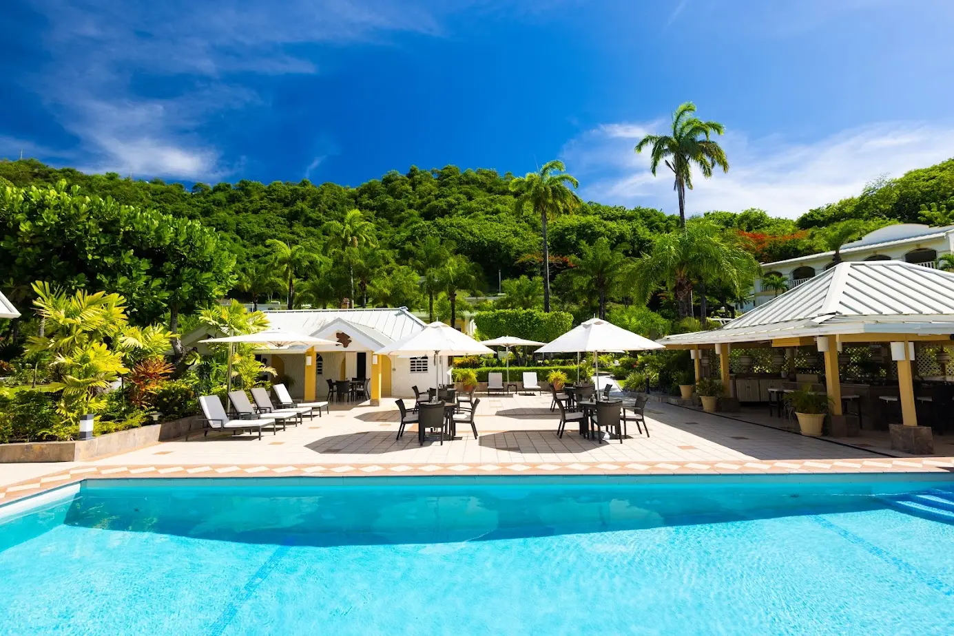 Swimming pool at Blue Horizons Garden Resort in Grenada