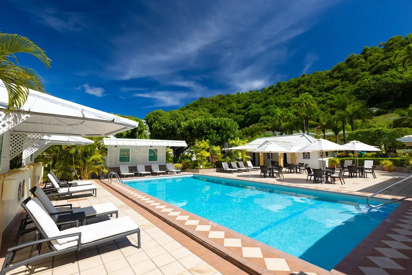 Swimming pool at Blue Horizons Garden Resort in Grenada