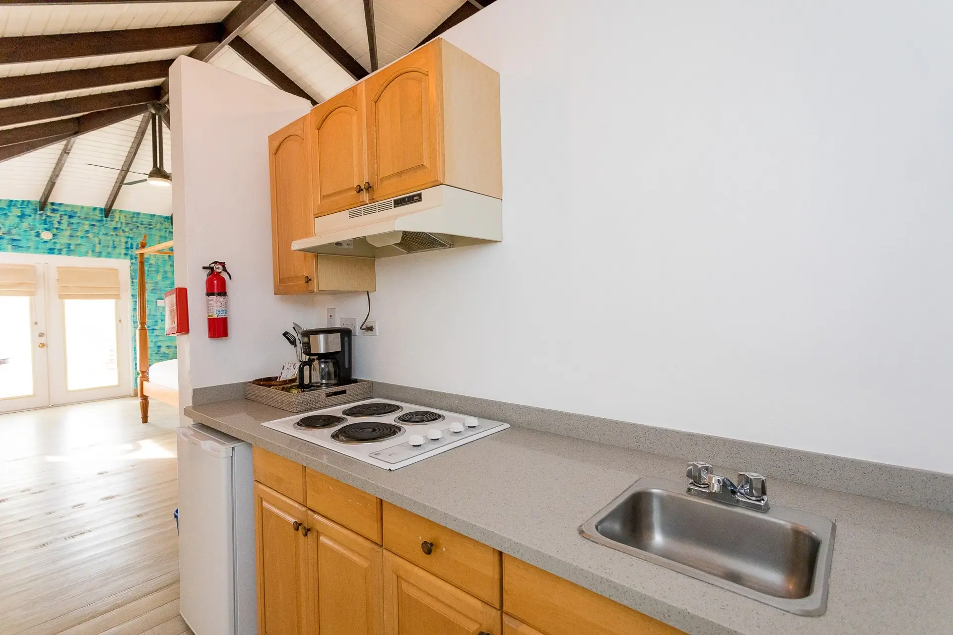 Kitchen at True Blue Bay Boutique Resort in Grenada