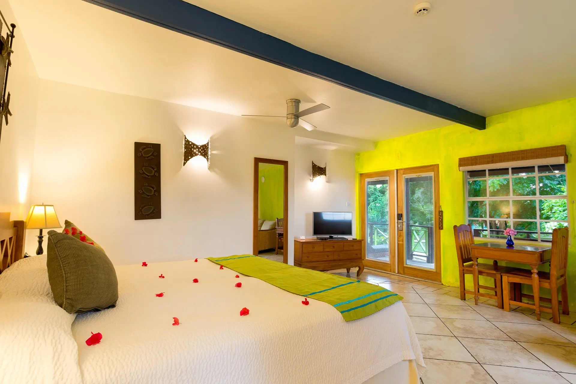 Bedroom at True Blue Bay Boutique Resort in Grenada