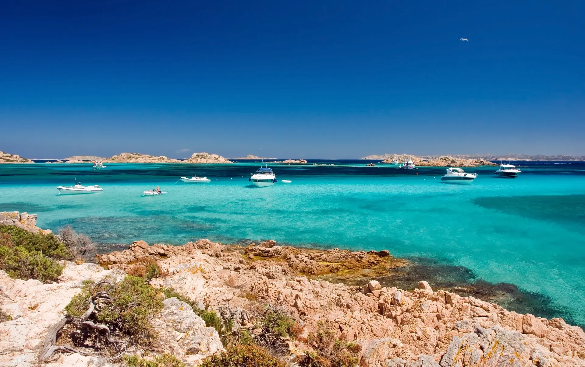 Beach in La Maddalena, Sardinia