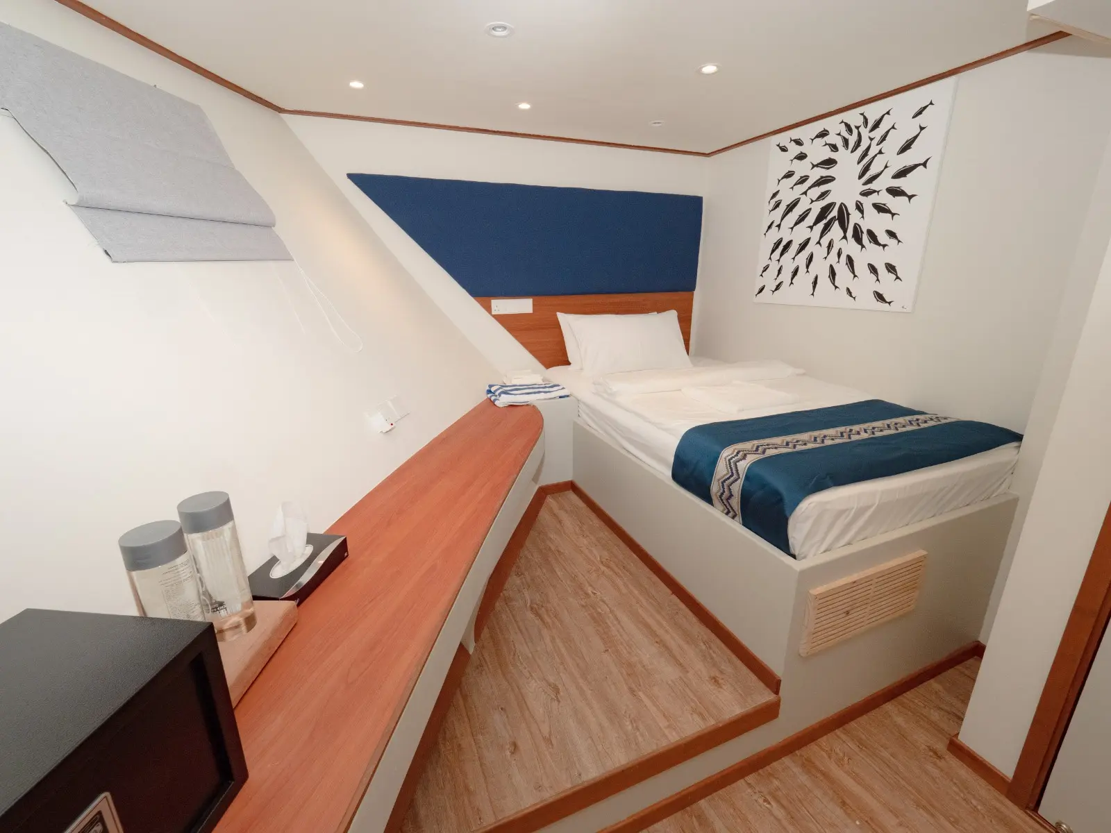 View of a single cabin on Seascape.