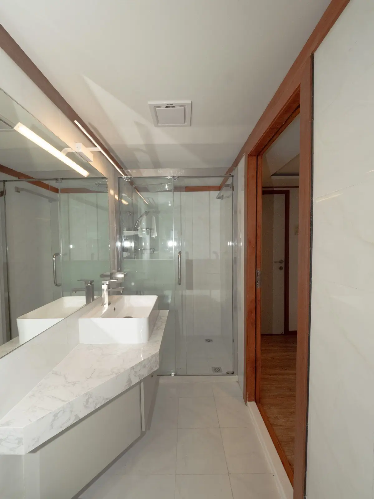 View of a bathroom on Seascape.