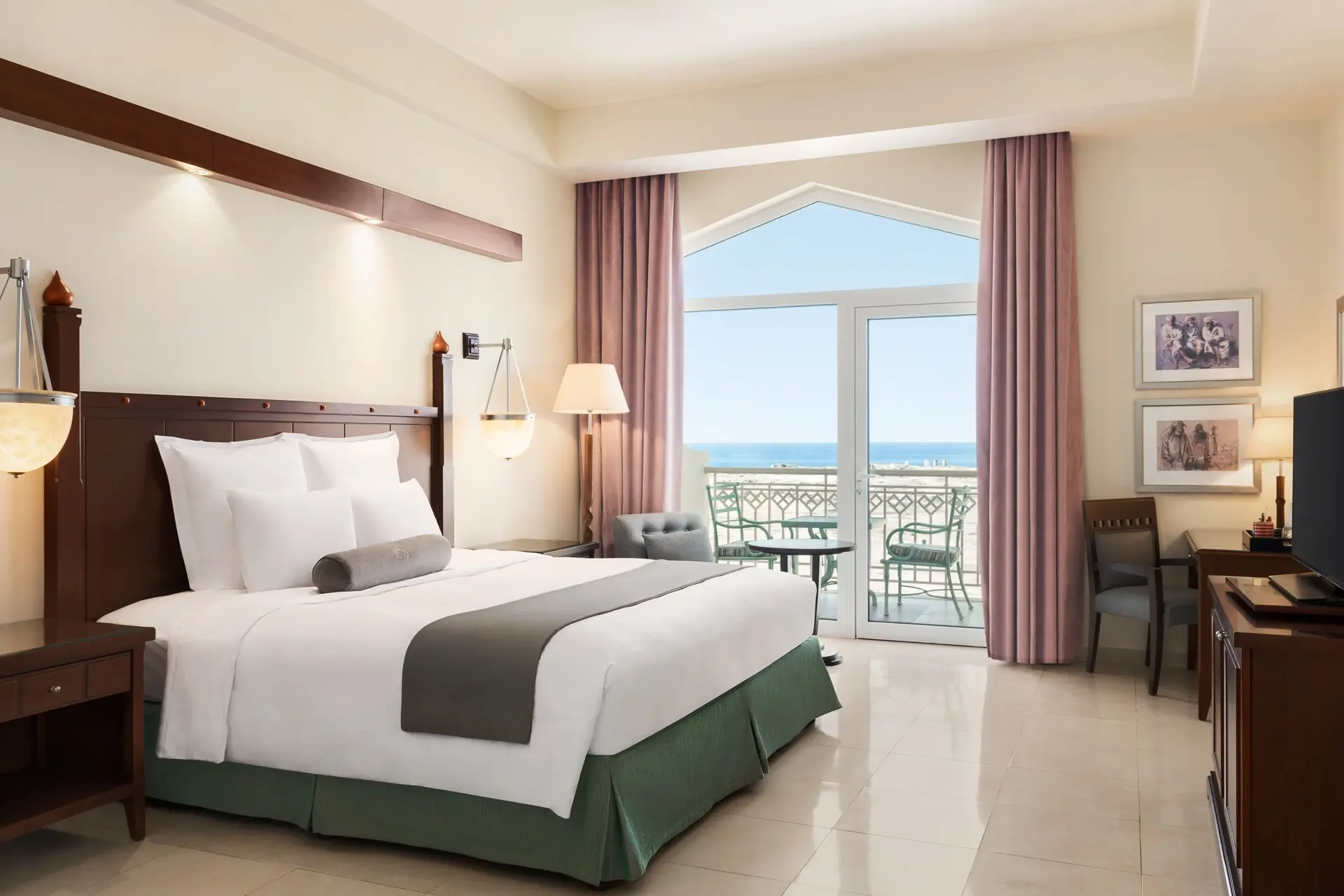 Ocean view room at Wyndham Garden Resort in Mirbat, Oman