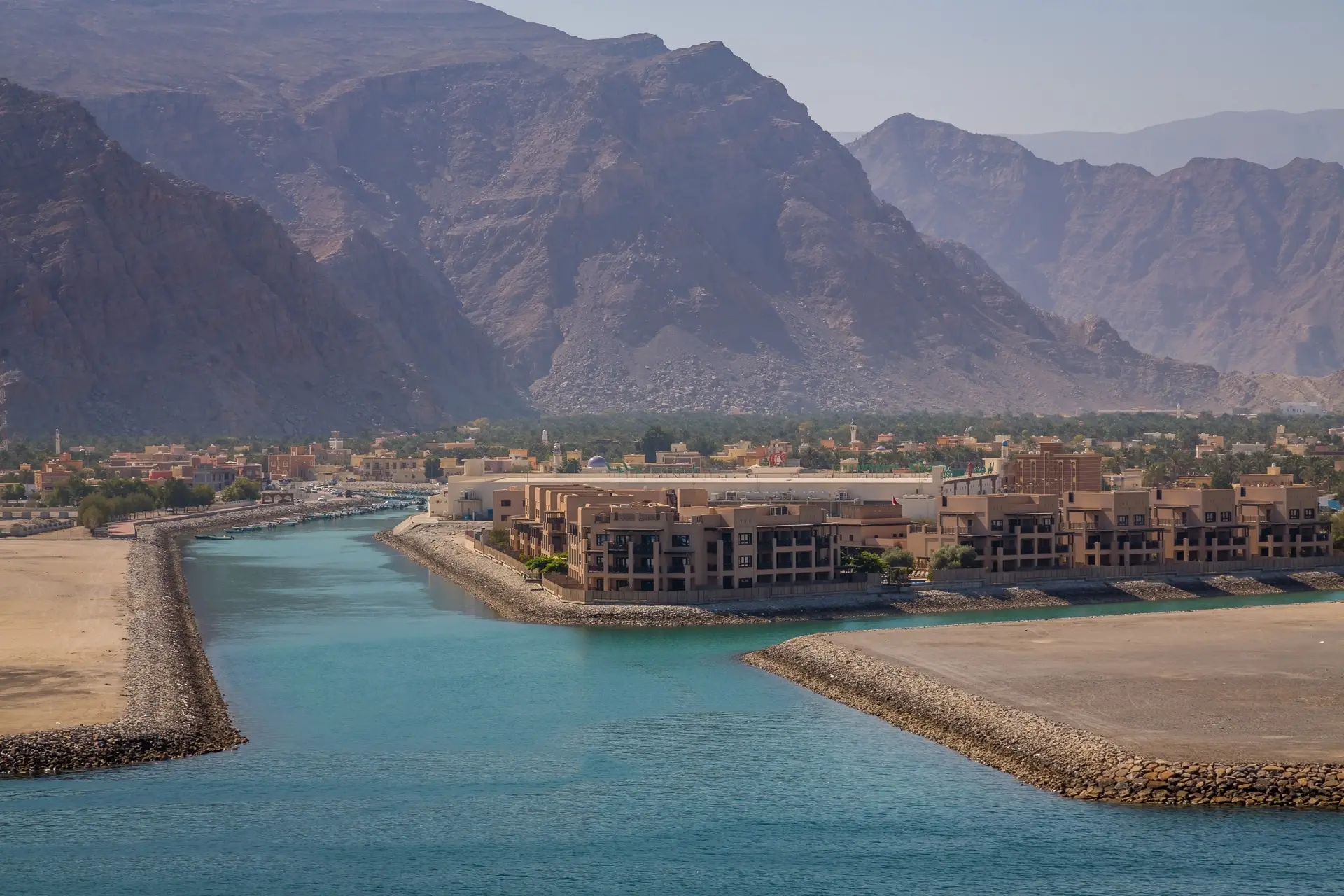 Khasab in Musandam Peninsula, Oman