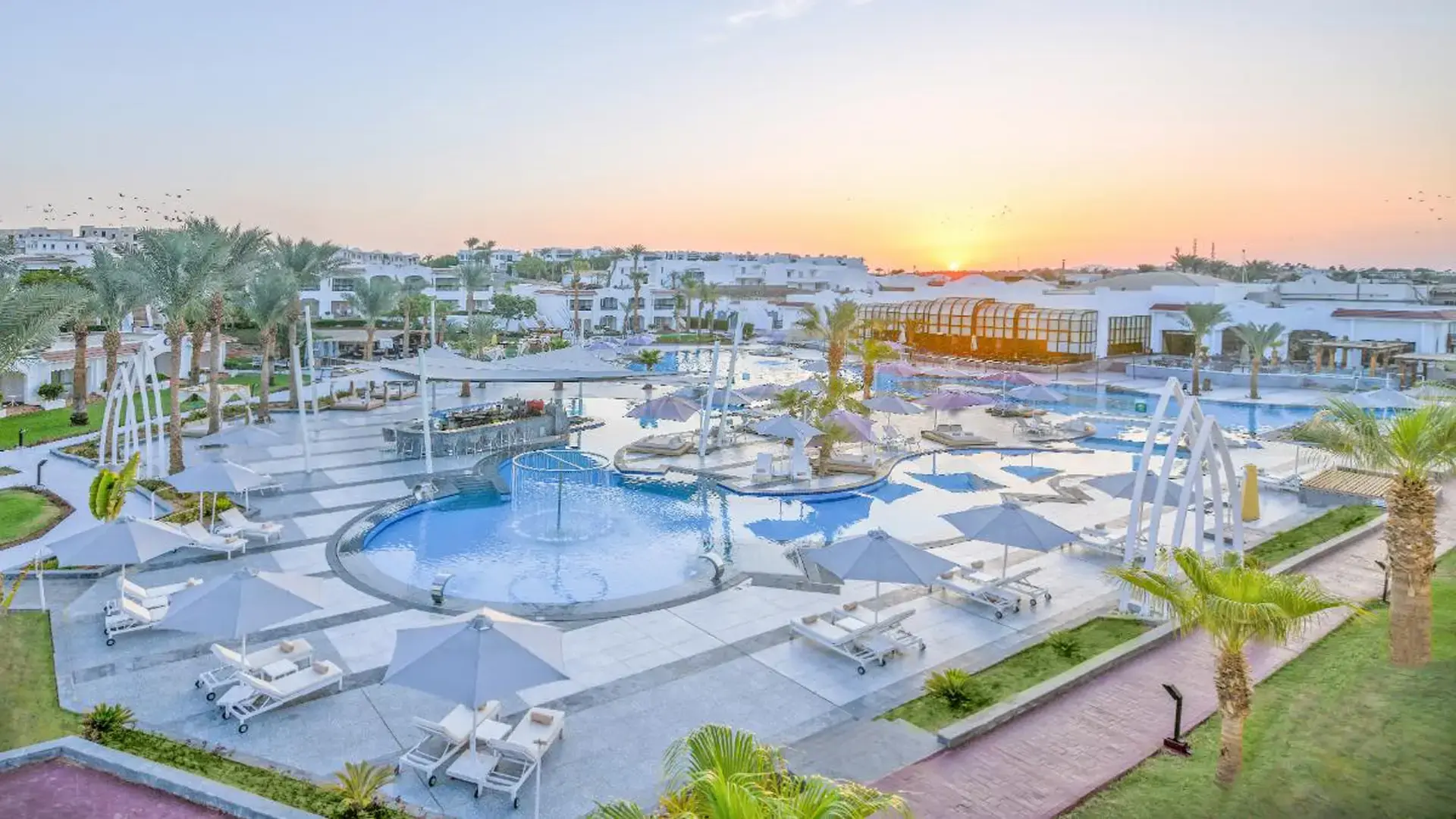 Overview of Jaz Sharm Dreams Resort, Egypt