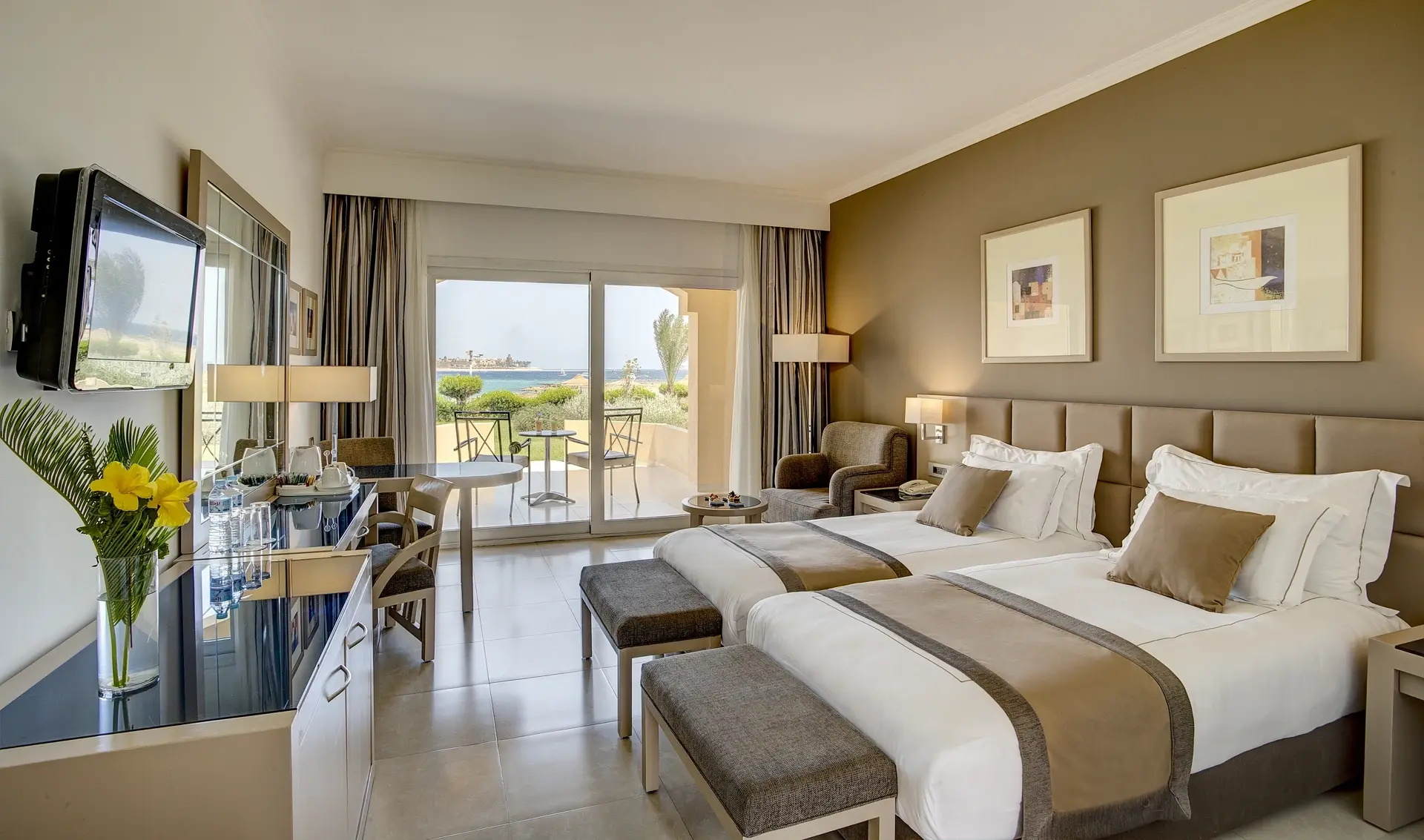 Premium Deluxe Room at Cleopatra Resort Makadi Bay, Egypt.