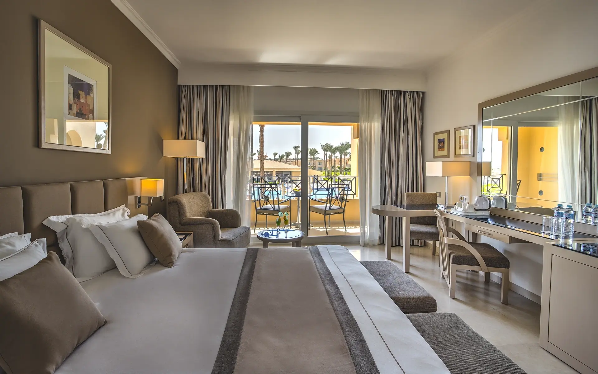 Deluxe Pool View Room at Cleopatra Resort Makadi Bay, Egypt.