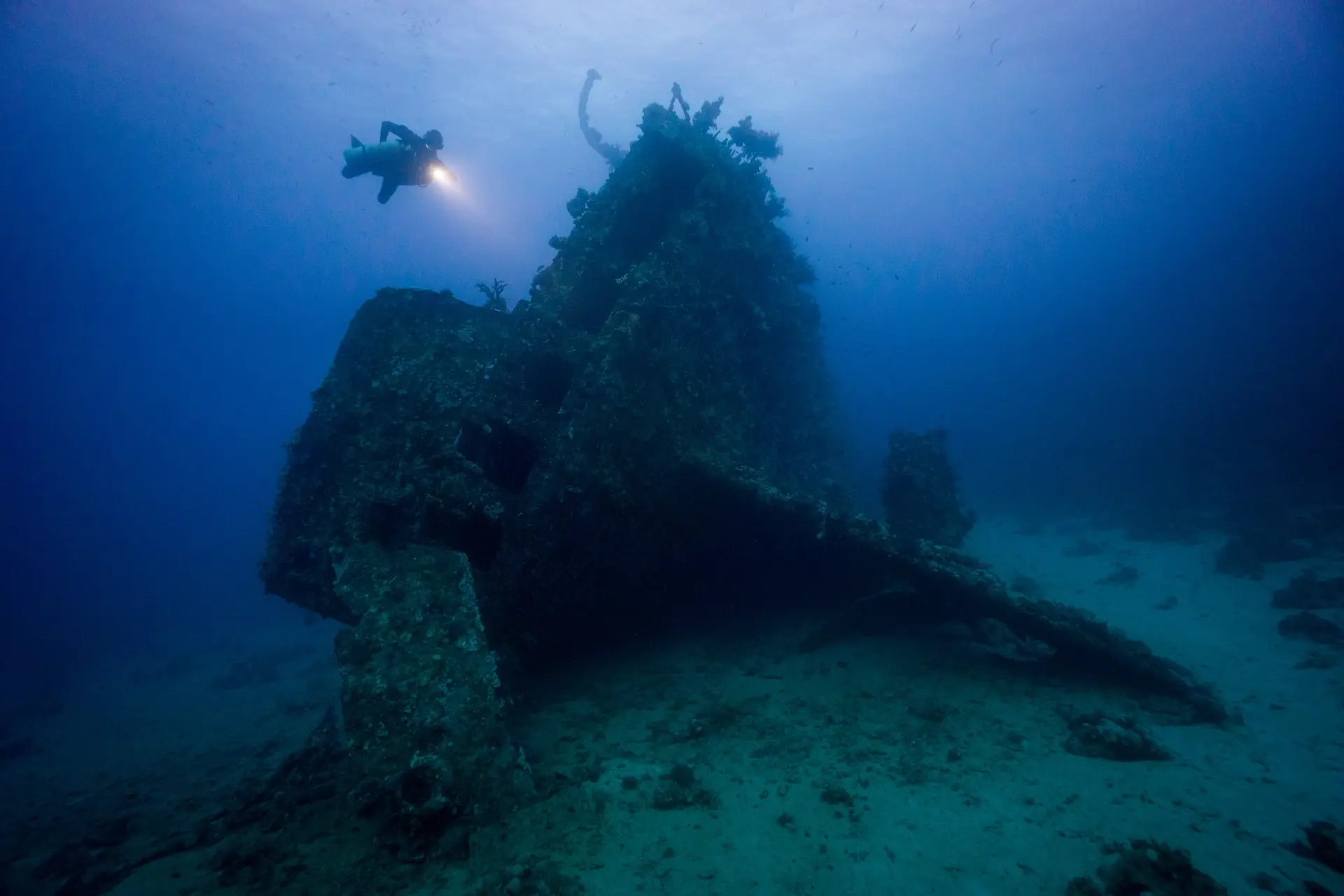 Carnatic wreck in Abu Nuhas, Egypt