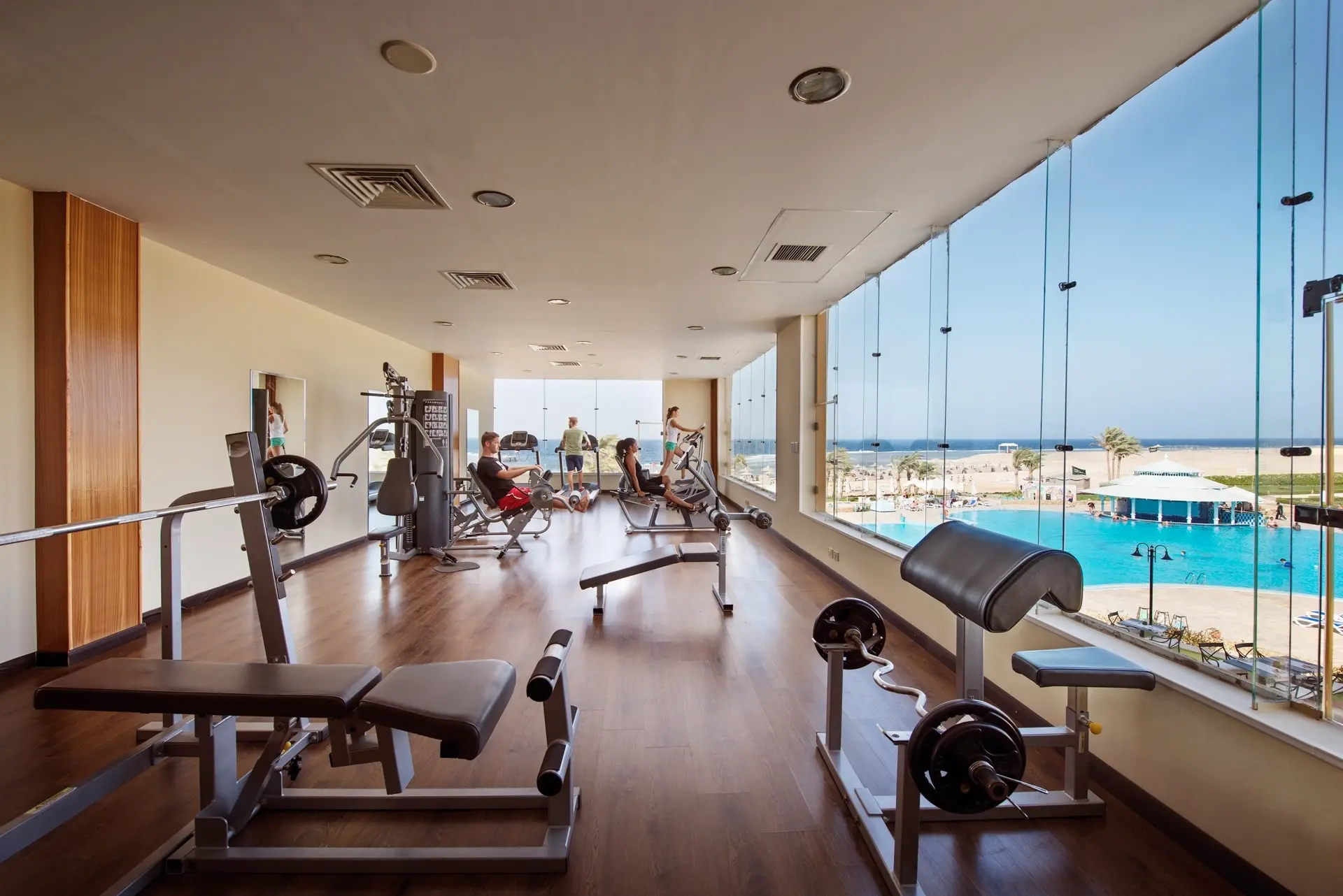 Gym at Concorde Moreen Beach Resort in Egypt
