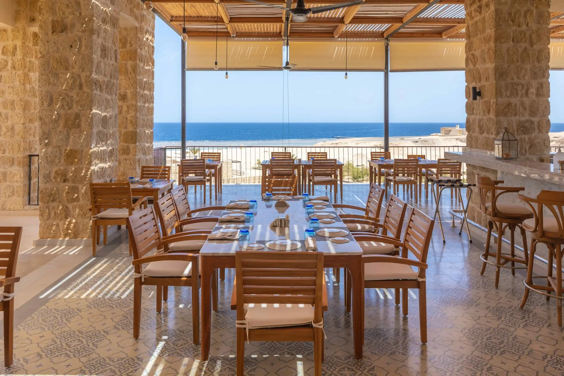 Restaurant at Wadi Sabarah Lodge in Marsa Alam, Egypt