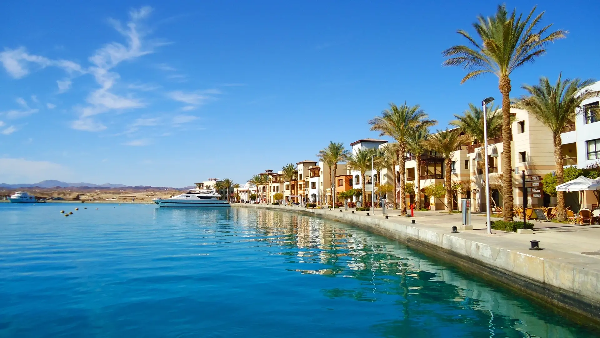 Port Ghalib Marina in Egypt
