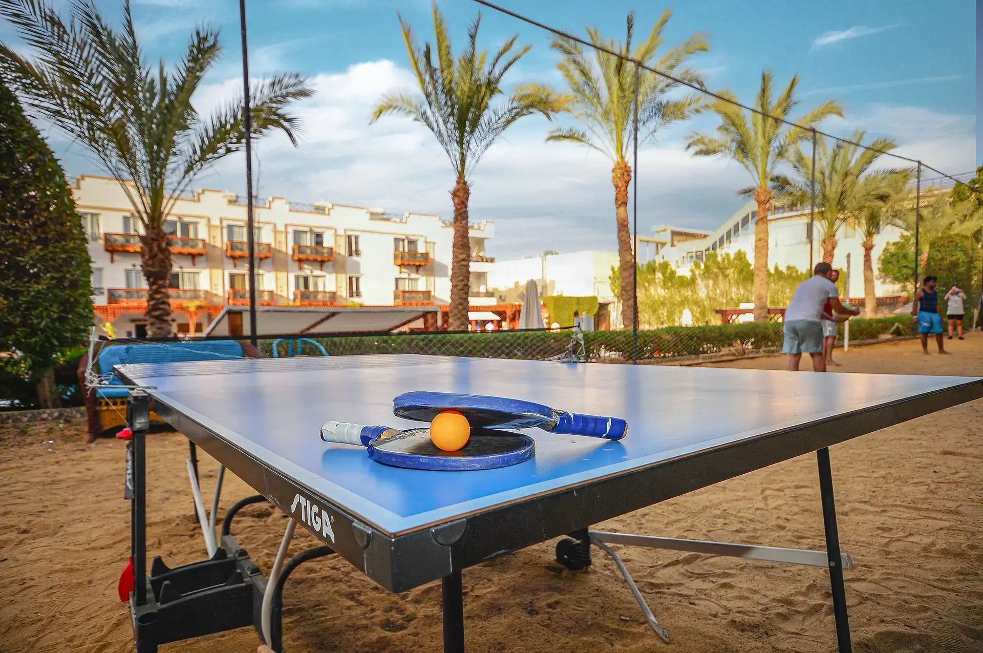 Table tennis at Falcon Naama Star Resort in Sharm el Sheikh, Egypt