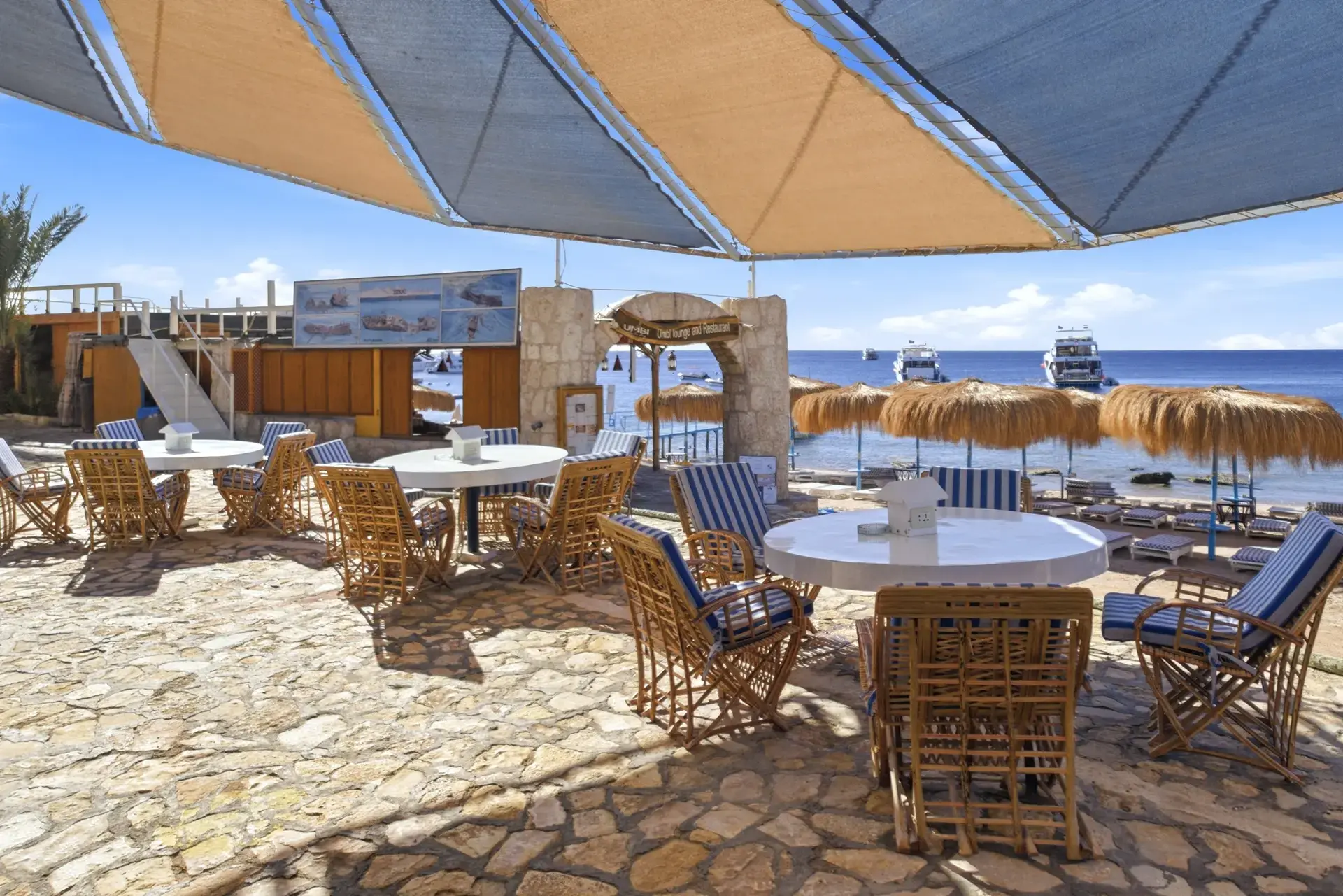 Dive centre at Sharks Bay Umbi Village in Sharm el Sheikh, Egypt