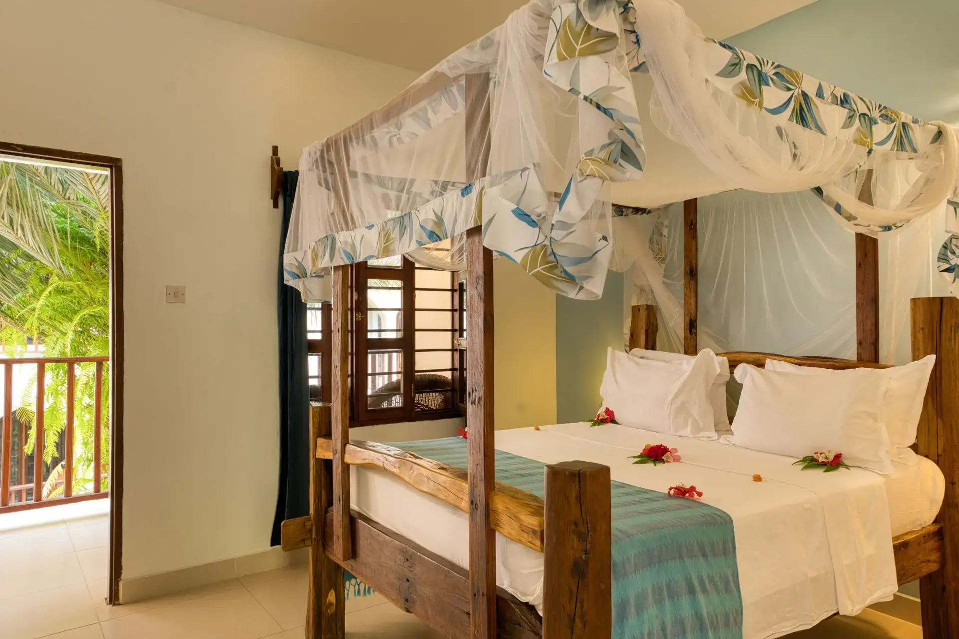 Standard Double Room with balcony at Kendwa Rocks Beach Hotel, Zanzibar