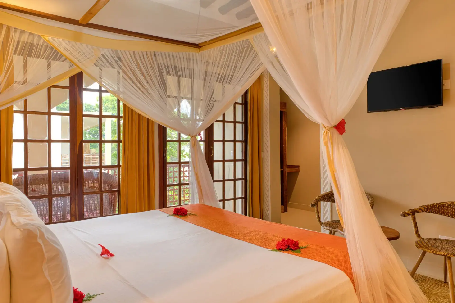 Tanzanian Double Room at Kendwa Rocks Beach Hotel, Zanzibar