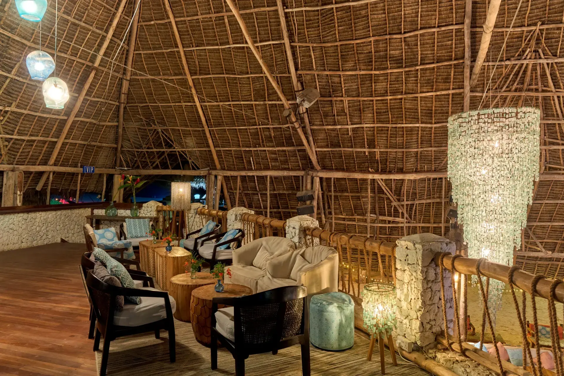 The bar at Kendwa Rocks Beach Hotel, Zanzibar