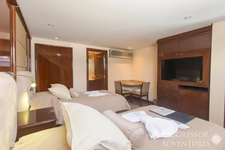 Twin cabin on Okeanos Aggressor II, Costa Rica