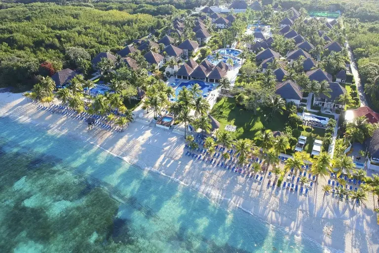 Aerial of Allegro Cozumel Resort in Mexico