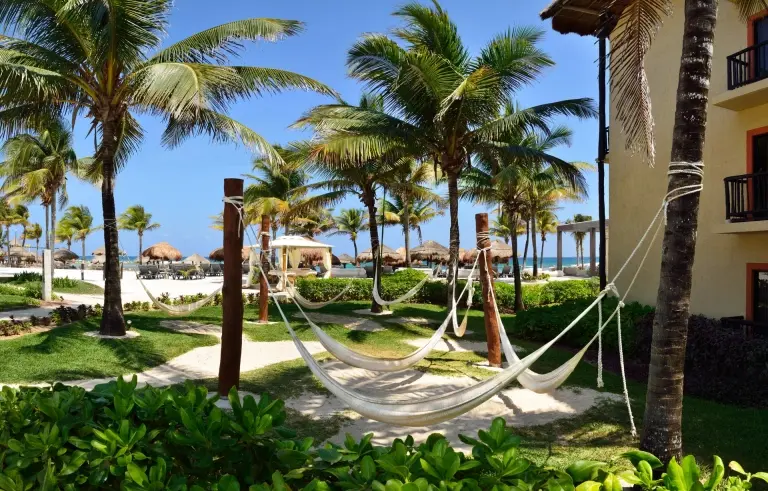 Hammocks at Catalonia Riviera Maya Resort & Spa in Mexico