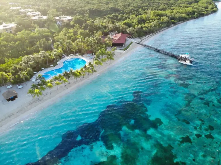 Aerial of Occidental Cozumel Resort in Mexico