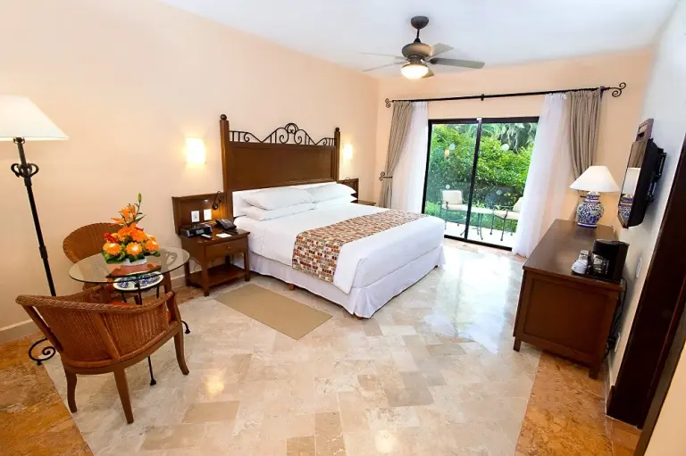 Bedroom at Occidental Cozumel Resort in Mexico