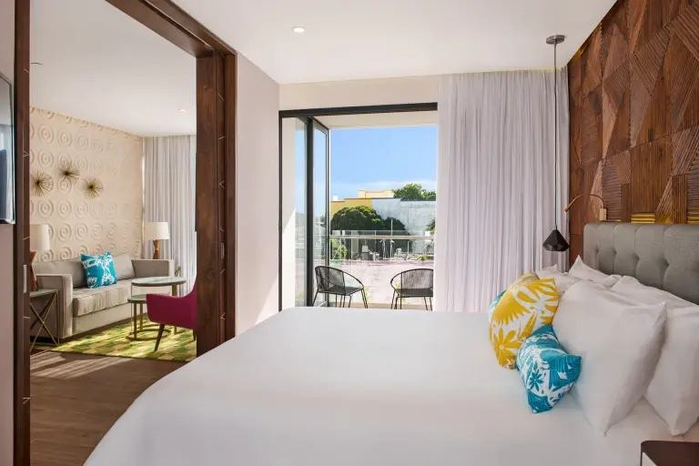 Bedroom at The Fives Downtown Hotel & Residences in Mexico