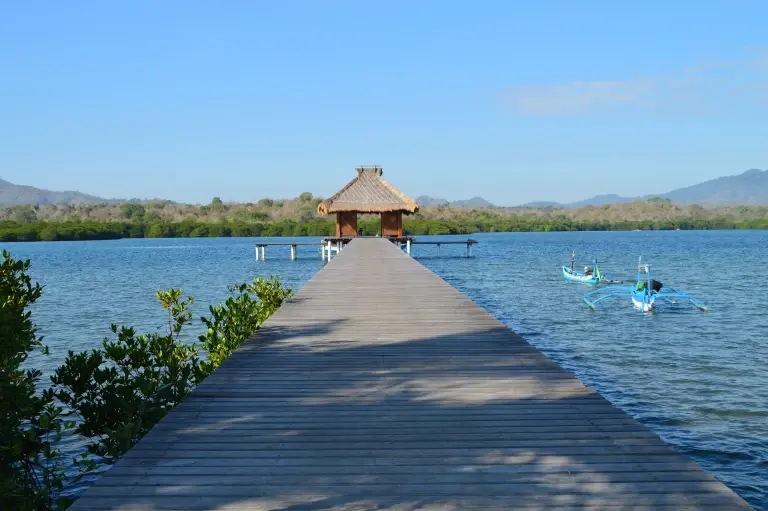 Jetty at Naya Gawana Resort & Spa in Bali, Indonesia