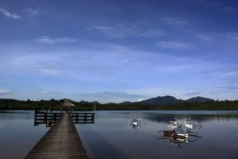 Jetty at Naya Gawana Resort & Spa in Bali, Indonesia