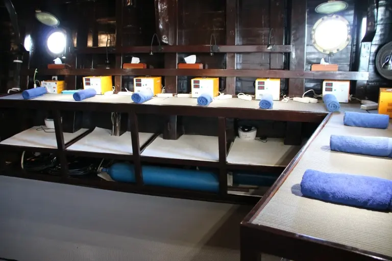 Camera room on Dewi Nusantara, Indonesia