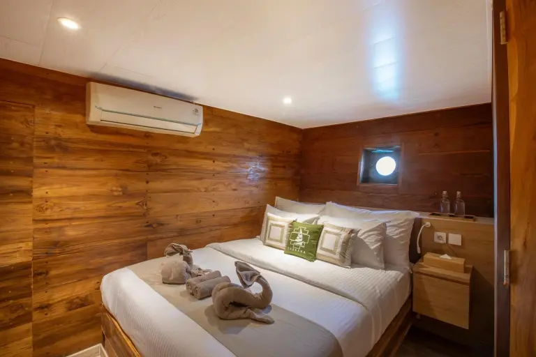 Standard double cabin on Indo Master Liveaboard, Indonesia