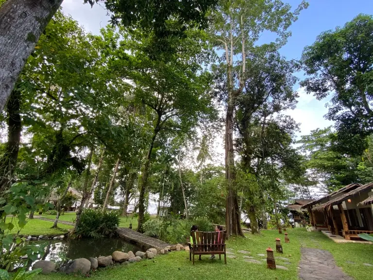 Gardens at Murex Manado Resort in Indonesia