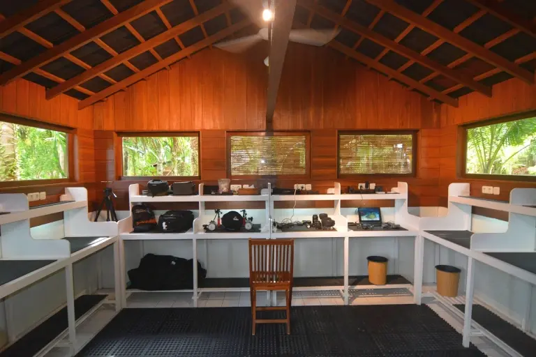 Dive centre at Nabucco Island Resort in Maratua, Indonesia