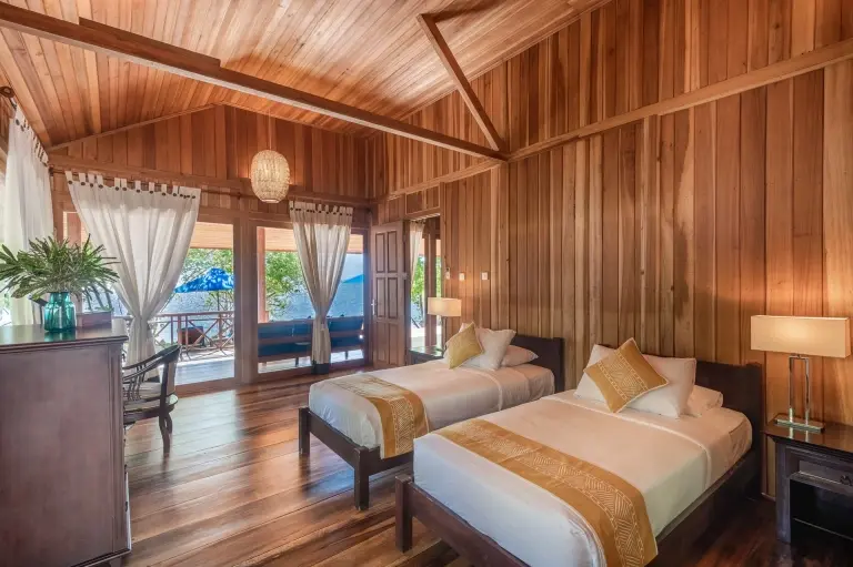 Two bedroom beach villa at Siladen Resort & Spa in Indonesia