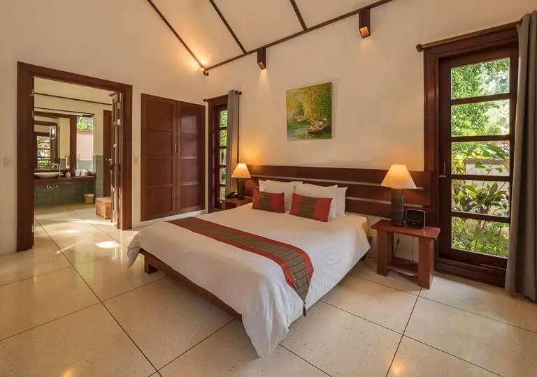 Garden bedroom at Solitude Lembeh Resort in Indonesia