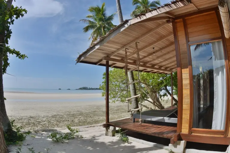 Superior bedroom at Virgin Cocoa Island Resort in Derawan, Indonesia