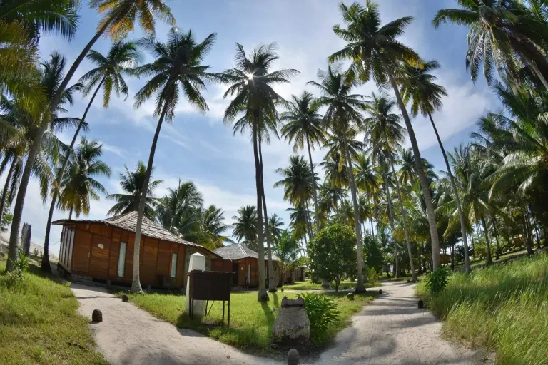 Superior bedroom at Virgin Cocoa Island Resort in Derawan, Indonesia