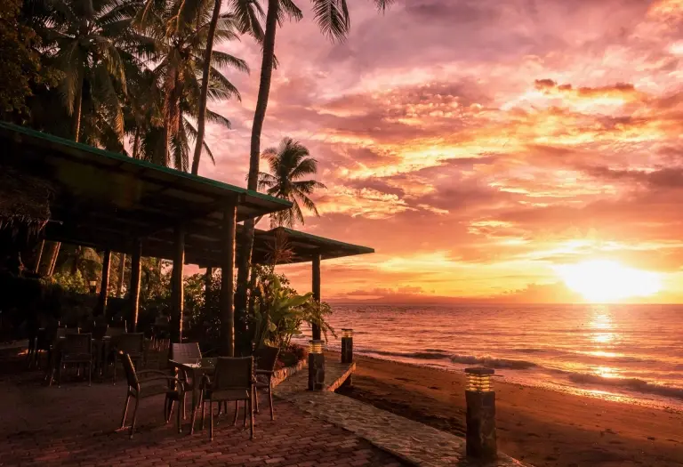 Sunrise at Atlantis Dive Resort in Dumaguete, the Philippines